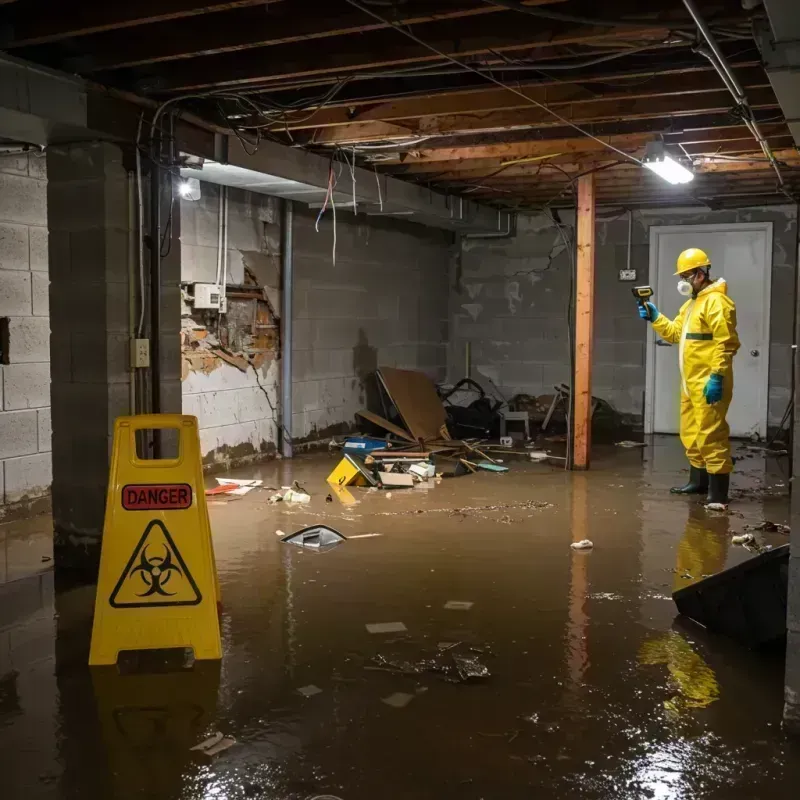 Flooded Basement Electrical Hazard in Ross, CA Property